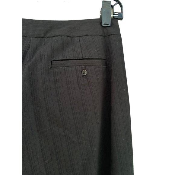 Elevenses Women's 30 inches waist / Size 2 Black High-Waisted Tie-Front Pants - Picture 10 of 10